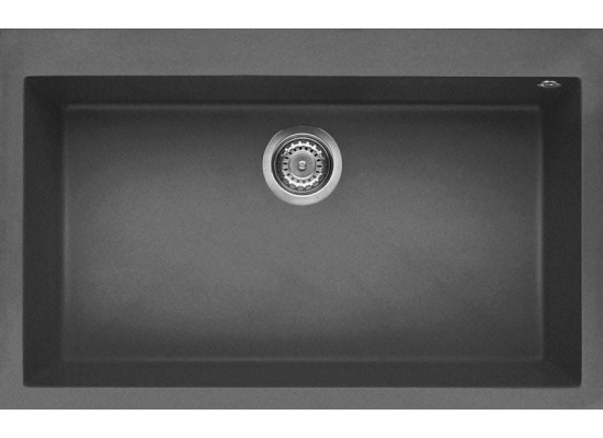 Zlew ELLECI QUADRA 130 dark grey (K99) KERATEK (LKQ13099) *** zamów wycięcie otworów GRATIS ***
