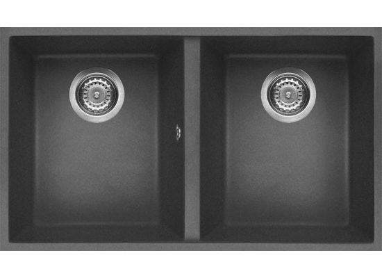 Zlew ELLECI QUADRA 350 BSO dark grey (K99) KERATEK (LKQ35099BSO)