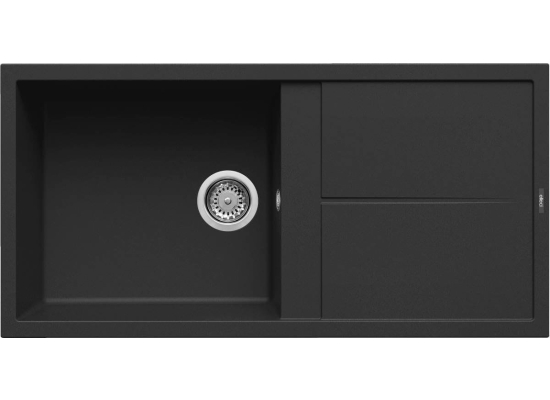 Zlew ELLECI UNICO 480 black (K86) KERATEK (LKU48086) *** zamów wycięcie otworów GRATIS ***
