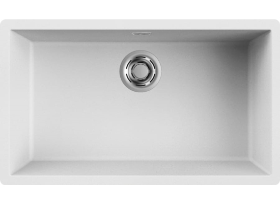 Zlew ELLECI ZEN 130 white (K96) KERATEK (LKZ13096)