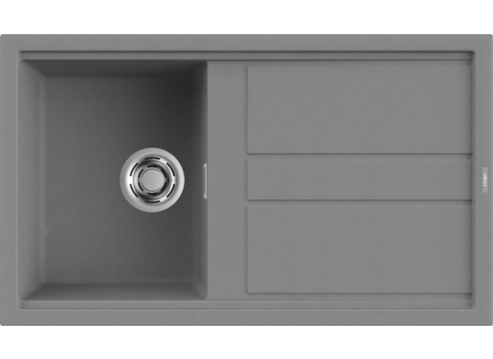 Zlew ELLECI BEST 400 titanium (M73) METALTEK (LMB40073) *** zamów wycięcie otworów GRATIS ***