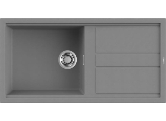 Zlew ELLECI BEST 480 titanium (M73) METALTEK (LMB48073) *** zamów wycięcie otworów GRATIS ***