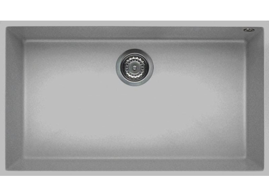 Zlew ELLECI QUADRA 130 BSO aluminium (M79) METALTEK (LMQ13079BSO)