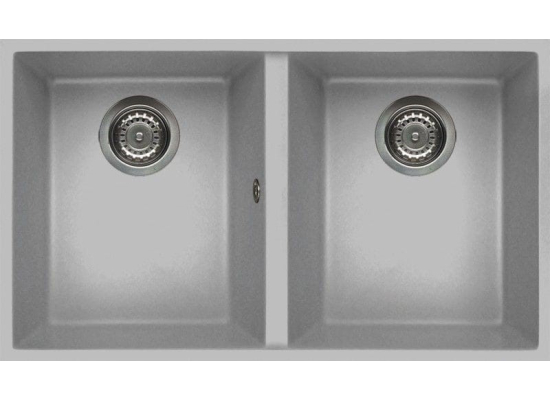 Zlew ELLECI QUADRA 350 BSO aluminium (M79) METALTEK (LMQ35079BSO)