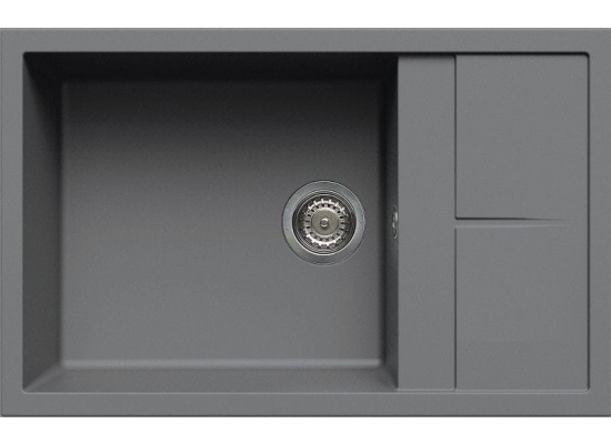 Zlew ELLECI UNICO 310 titanium (M73) METALTEK (LMU31073) *** zamów wycięcie otworów GRATIS ***
