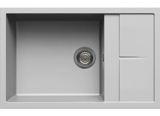 Zlew ELLECI UNICO 310 aluminium (M79) METALTEK (LMU31079) *** zamów wycięcie otworów GRATIS ***