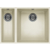 Zlew ELLECI QUADRA 150 BSO bianco antico (G62) GRANITEK (LGQ15062BSO)