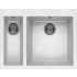 Zlew ELLECI QUADRA 150 bianco (G68) GRANITEK (LGQ15068) *** zamów wycięcie otworów GRATIS ***