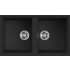 Zlew ELLECI BEST 450 BSO black (K86) KERATEK (LKB45086BSO) *** zamów wycięcie otworów GRATIS ***