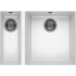 Zlew ELLECI QUADRA 150 BSO white (K96) KERATEK (LKQ15096BSO)