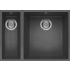 Zlew ELLECI QUADRA 150 BSO dark grey (K99) KERATEK (LKQ15099BSO)
