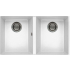 Zlew ELLECI QUADRA 350 BSO white (K96) KERATEK (LKQ35096BSO)