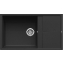 Zlew ELLECI UNICO 410 black (K86) KERATEK (LKU41086) *** zamów wycięcie otworów GRATIS ***
