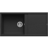 Zlew ELLECI UNICO 480 black (K86) KERATEK (LKU48086) *** zamów wycięcie otworów GRATIS ***