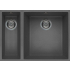 Zlew ELLECI QUADRA 150 BSO titanium (M73) METALTEK (LMQ15073BSO)