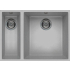 Zlew ELLECI QUADRA 150 BSO aluminium (M79) METALTEK (LMQ15079BSO)