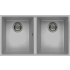 Zlew ELLECI QUADRA 350 BSO aluminium (M79) METALTEK (LMQ35079BSO)