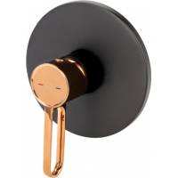 Fdesign ZAFFIRO FD1-ZFR-7PA-25 czarny + różowe złoto (miedź)