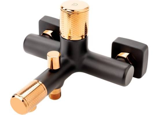 Fdesign ARDESIA FD1-ARD-1-25 czarny + różowe złoto (miedź)