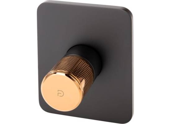 Fdesign ARDESIA FD1-ARD-7PA-25 czarny + różowe złoto (miedź)