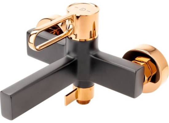 Fdesign ZAFFIRO FD1-ZFR-1-25 czarny + różowe złoto (miedź)