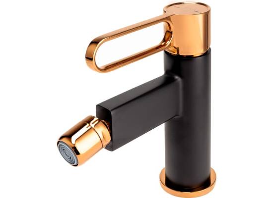 Fdesign ZAFFIRO FD1-ZFR-6-25 czarny + różowe złoto (miedź)