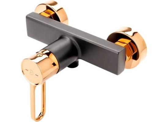 Fdesign ZAFFIRO FD1-ZFR-7-25 czarny + różowe złoto (miedź)
