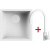 Zestaw FALMEC | zlew ISEO CERAMIX 40 + bateria ISEO ROUND | WHITE (biały mat)