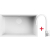 Zestaw FALMEC | zlew ISEO CERAMIX 70 + bateria ISEO ROUND | WHITE (biały mat)