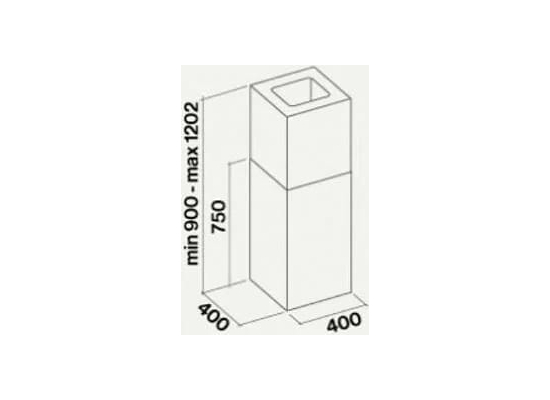 | PRODUKT ARCHIWALNY | Okap wyspowy FALMEC MIRA BLACK ISOLA 40 czarny | 800 m3/h |__5_LAT_GWARANCJI__|