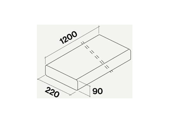 Rura sztywna FALMEC prostokątna 220x90x1200mm (KACL.352)