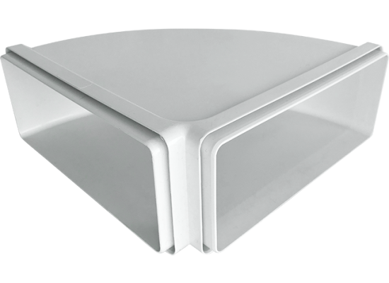 Kolanko FALMEC poziome prostokątne 220x90mm (KACL.367)