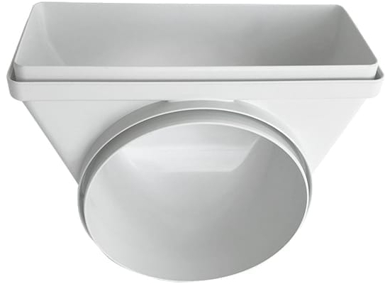 Kolanko FALMEC okrągłe fi 150mm x prostokątne 220x90mm (KACL.371)