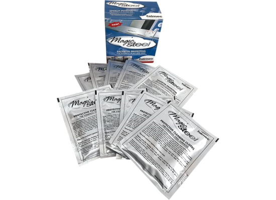 Serwetki FALMEC MAGIC STEEL do czyszczenia stali inox | 10 sztuk (KACL.815)