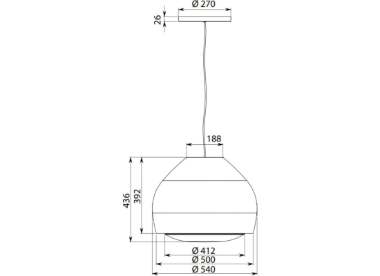 _dodatkowy RABAT %_|_wysyłka 24H*_| Lampa FALMEC SOPHIE 54 miedź antyczna | 54cm (KACL.163#A4F)