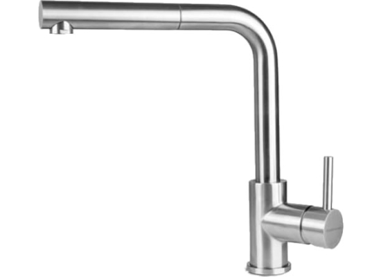 Zestaw FALMEC | zlew GARDA 3118 + bateria PURE STEEL CORNER | stal szczotkowana INOX