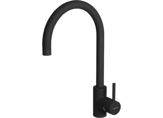 Zestaw FALMEC | zlew ISEO CERAMIX 50 + bateria ISEO ROUND | BLACK (czarny mat)