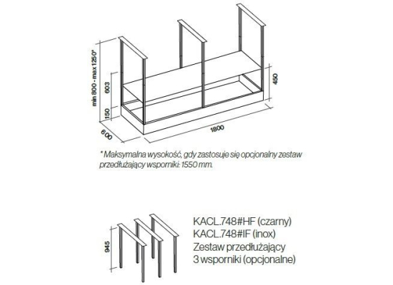 _dodatkowy RABAT %_|_wysyłka 24H*_| Okap wyspowy FALMEC SPAZIO Circle.Tech ISOLA 180 czarny mat | 600 m3/h | 5 lat gwarancji |