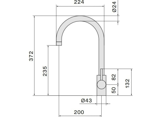 Zestaw FALMEC | zlew ISEO CERAMIX 50 + bateria ISEO ROUND | BLACK (czarny mat)
