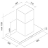 _dodatkowy RABAT %_| Okap wyspowy FALMEC LUMINA NRS ISOLA 90 biały | 800 m3/h | 5 lat gwarancji |