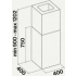 | PRODUKT ARCHIWALNY | Okap wyspowy FALMEC MIRA BLACK ISOLA 40 czarny | 800 m3/h |__5_LAT_GWARANCJI__|