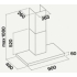 __RABAT_10%__ Okap przyścienny FALMEC PLANE BLACK 90 czarny | 800 m3/h |__5_LAT_GWARANCJI__|