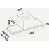 __RABAT_10%__ Okap do zabudowy FALMEC VIRGOLA NO-DROP EVO 90 czarny | 800 m3/h |__5_LAT_GWARANCJI__|