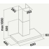 __RABAT_10%__ Okap przyścienny FALMEC MERCURIO EVO 60 inox | 600 m3/h |__5_LAT_GWARANCJI__|