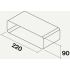 Łącznik FALMEC do rur prostokątnych 220x90mm (KACL.356)
