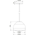 _dodatkowy RABAT %_| Lampa FALMEC SOPHIE 22 mosiądz antyczny | 22cm | LED 4200K (KACL.162#E4F)