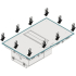 Ramka stalowa FALMEC inox czarna do QUANTUM 84 (KACL.155#NF)
