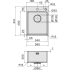 _dodatkowy RABAT %_|_wysyłka 24H*_| Zlew FALMEC GARDA INOX 34 stal szczotkowana (SGA3400F.00#SSF)