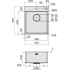 _dodatkowy RABAT %_|_wysyłka 24H*_| Zlew FALMEC GARDA INOX 40 stal szczotkowana (SGA4000F.00#SSF)