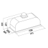 | PRODUKT ARCHIWALNY | Okap do zabudowy FALMEC GRUPA SILNIKOWA 70 inox | 800 m3/h |__5_LAT_GWARANCJI__|